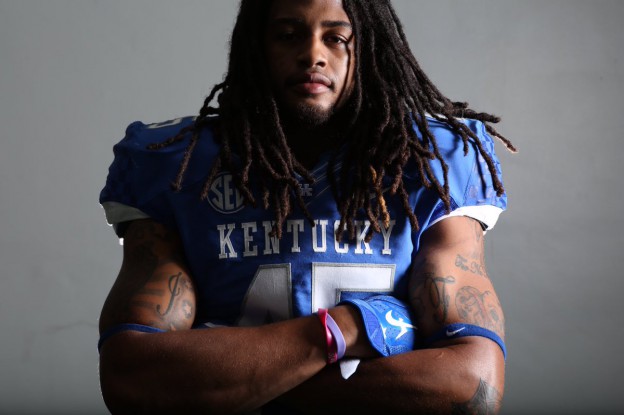 Forrest didn't nail down a starting job on the Wildcat's defense until his final two years at UK, but he totaled 203 combined tackles, 14.5 tackles for loss, seven passes defensed, 4.5 sacks, four interceptions and two forced fumbles. He can obviously cover alot of ground and won't be called upon to start this season, so he has time to develop.